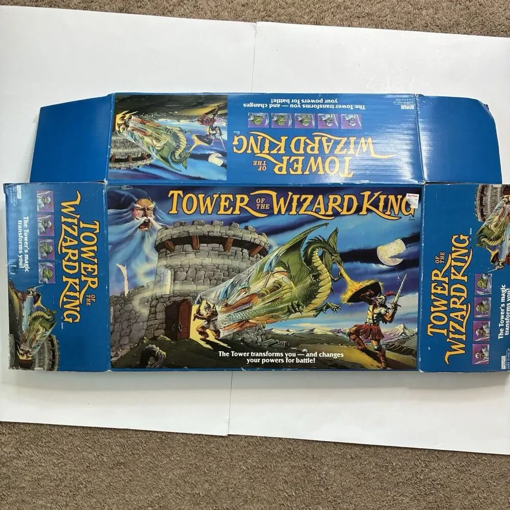 Tower of the Wizard King Parker Brothers 1993 Tower Game BOX ONLY Replacement